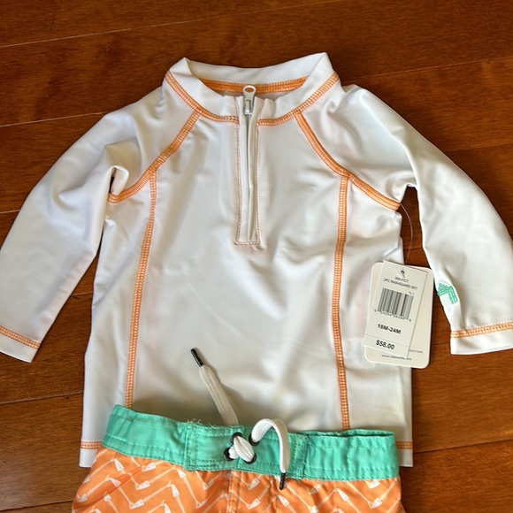 NWT CABANA LIFE BOYS 2PC RASHGUARD SET SIZE 18M-24M - Picture 3 of 8
